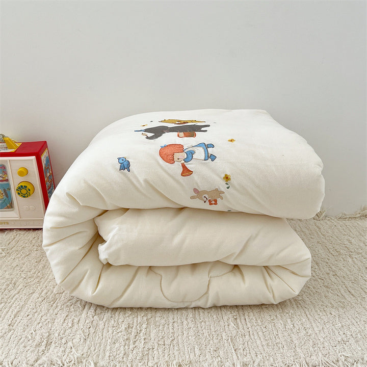 Unisex cuddly blanket with a cheerful animal motif Bowlift