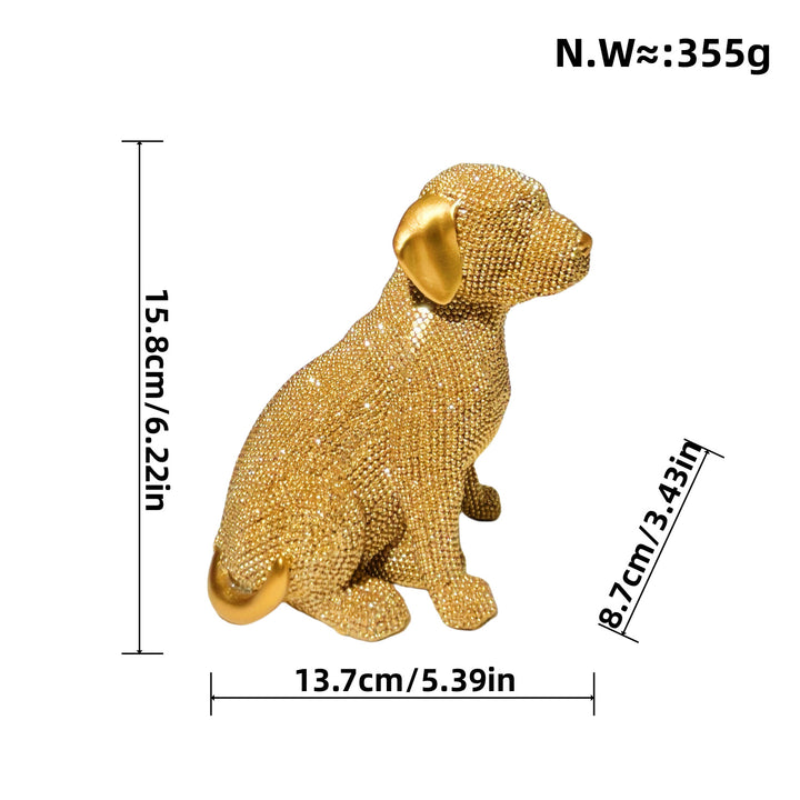 Decorative dog figure in modern design Bowlift