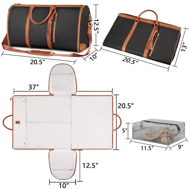 Elegant travel bag with versatile storage system Bowlift