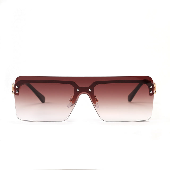 Ladies oversized sunglasses with modern geometric design Bowlift