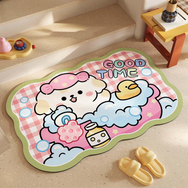 Decorative Bath Mat Bowlift