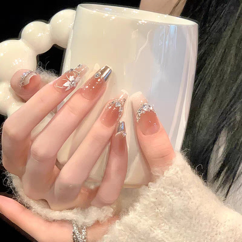 Decorative Glam Faux Nail Art Bowlift