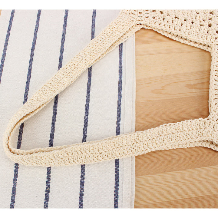 Hand-knotted tote bag with unique pattern Bowlift