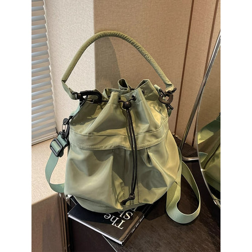 Casual Drawstring Bucket Bag Bowlift