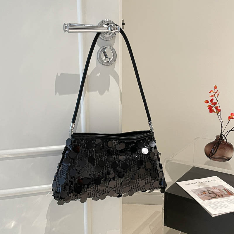 WoGlamorous Sequin Evening Shoulder Bag Bowlift