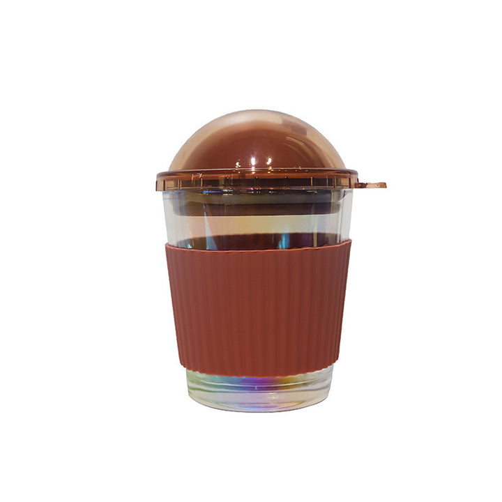 Women's creative and insulated reusable drinking cup with safety lid Bowlift