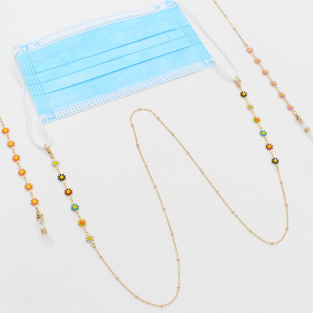 Floral Themed Eyewear Chain Bowlift
