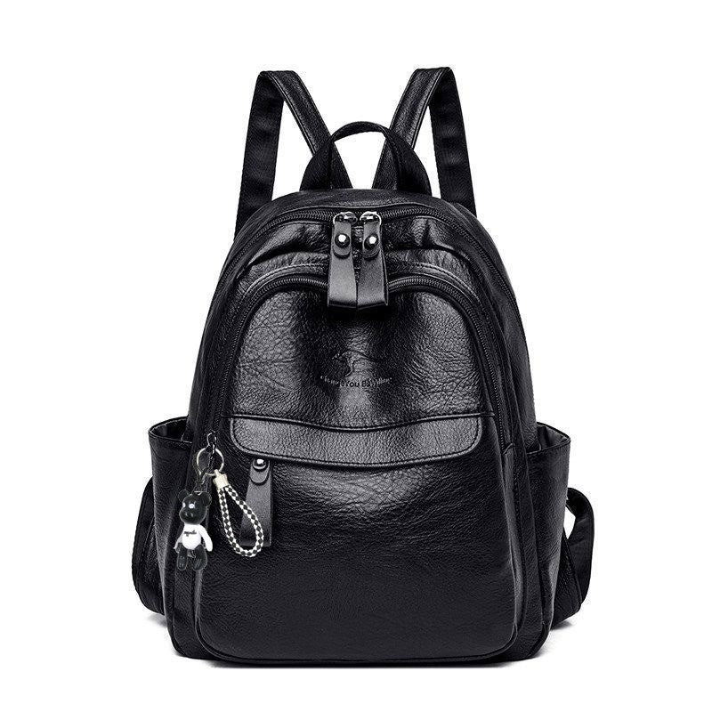 Stylish Black Backpack Bowlift