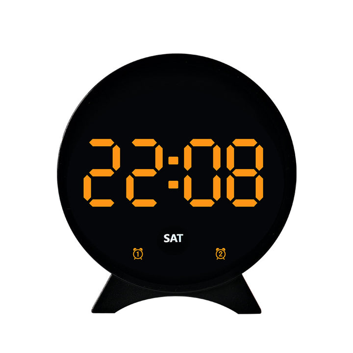 Digital alarm clock with large LED display and adjustable light sensor Bowlift
