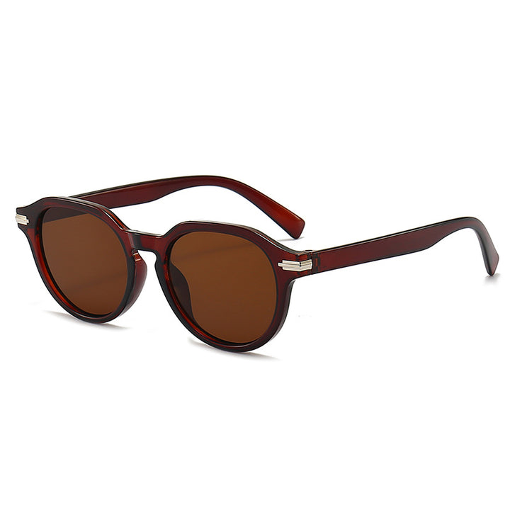 Retro Round Frame Sunglasses