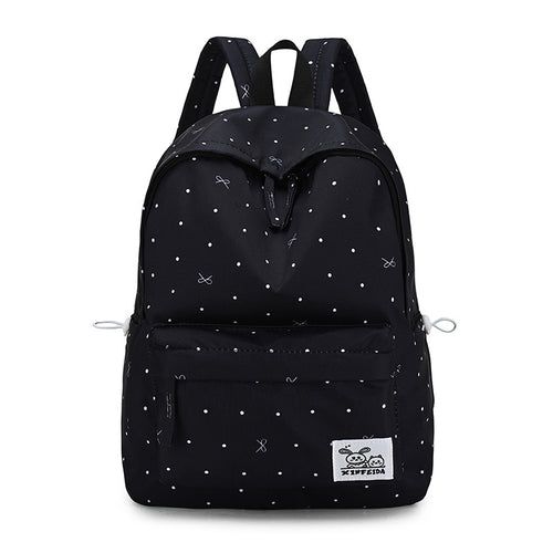 Stylish Polka Dot Backpack