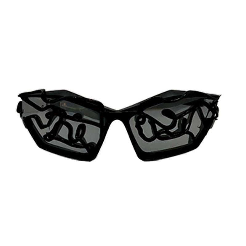 Women's Sporty Sunglasses with Futuristic Design Bowlift