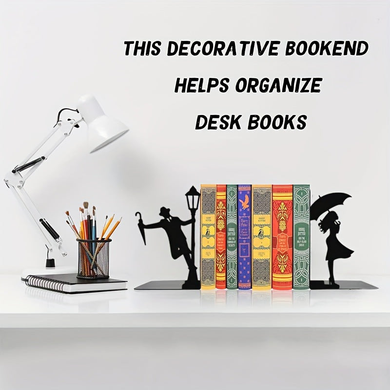 Artistic Metal Bookends