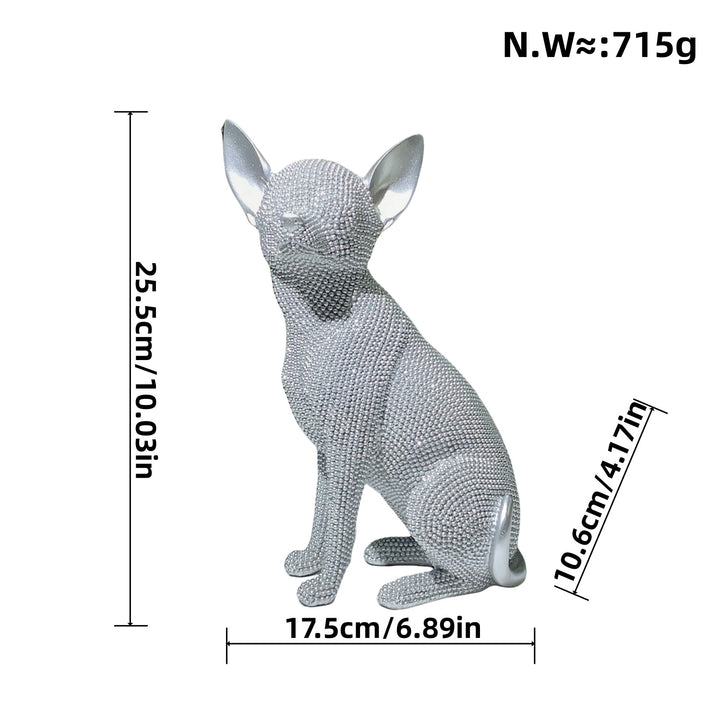 Decorative dog figure in modern design Bowlift