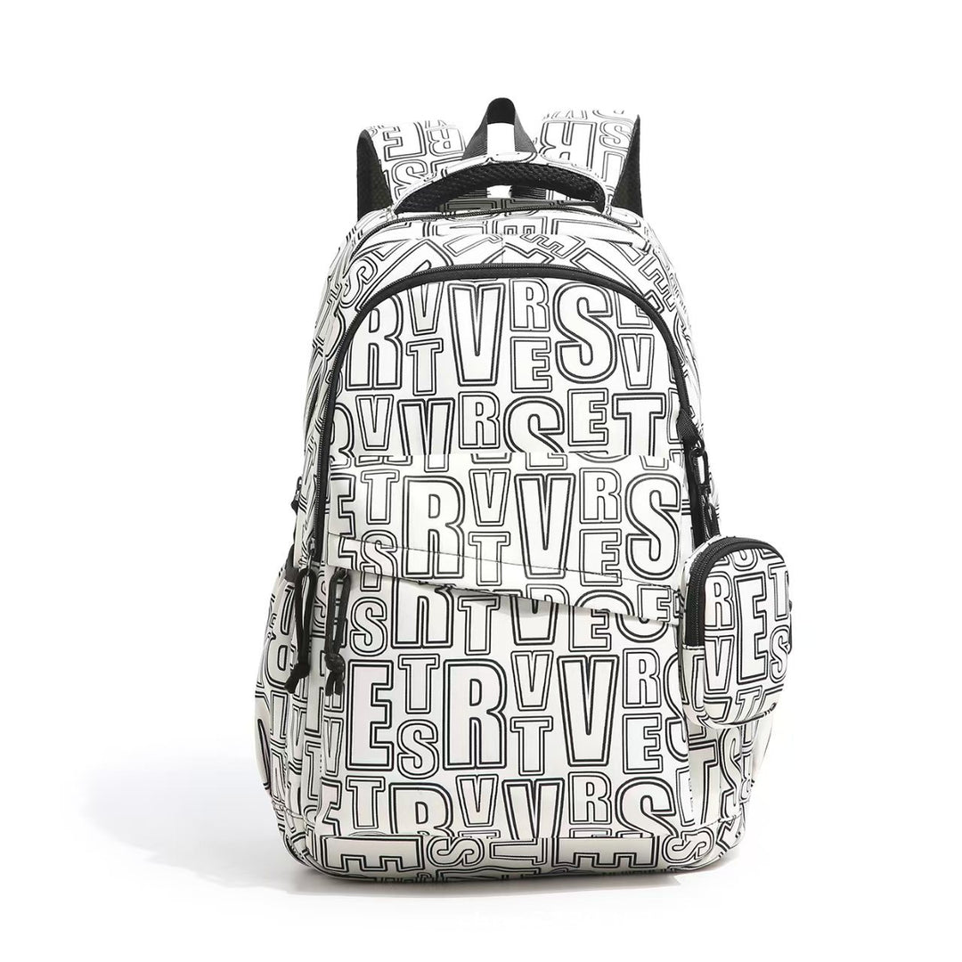 Backpack with trendy lettering Bowlift