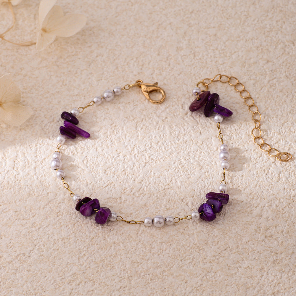 Chic Pearl and Gemstone Bracelet Bowlift