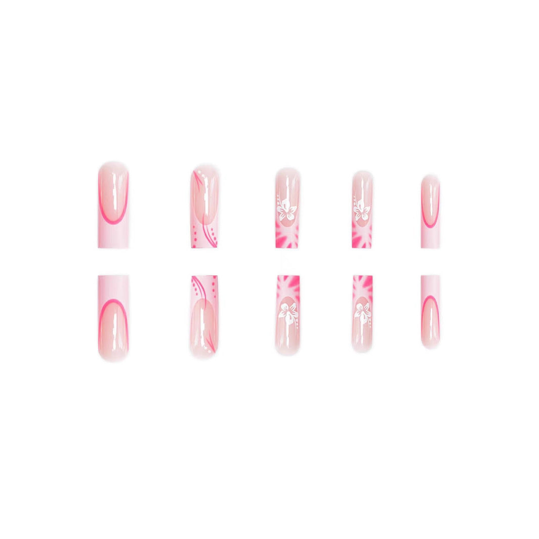 Artistic Press-On Nail Art Enhancements Bowlift