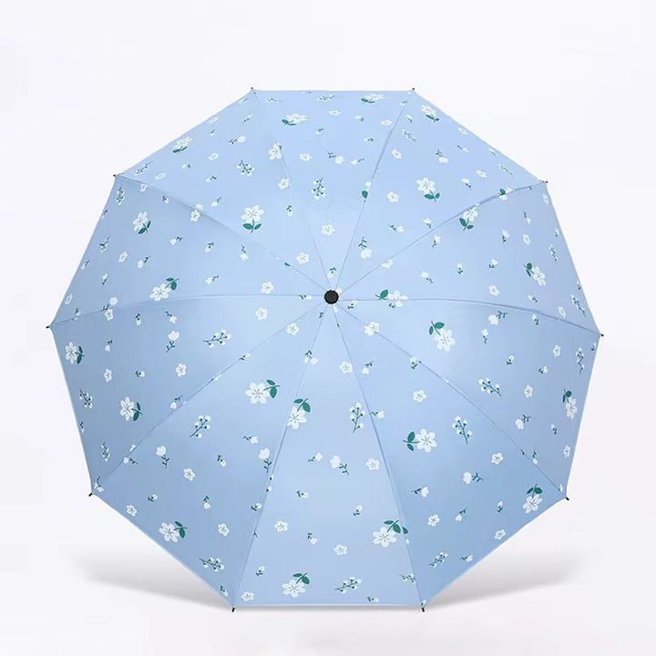 Women's Umbrella with Floral Design Bowlift