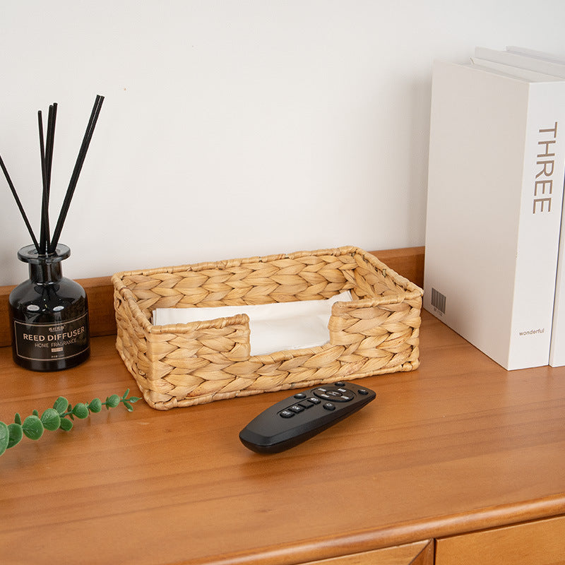Handcrafted Natural Wicker Organizer Bowlift