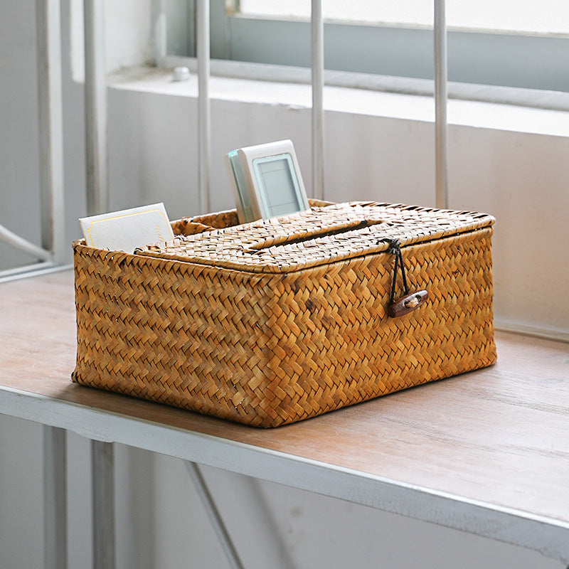 Artisan Woven Storage Box with Dividers Bowlift
