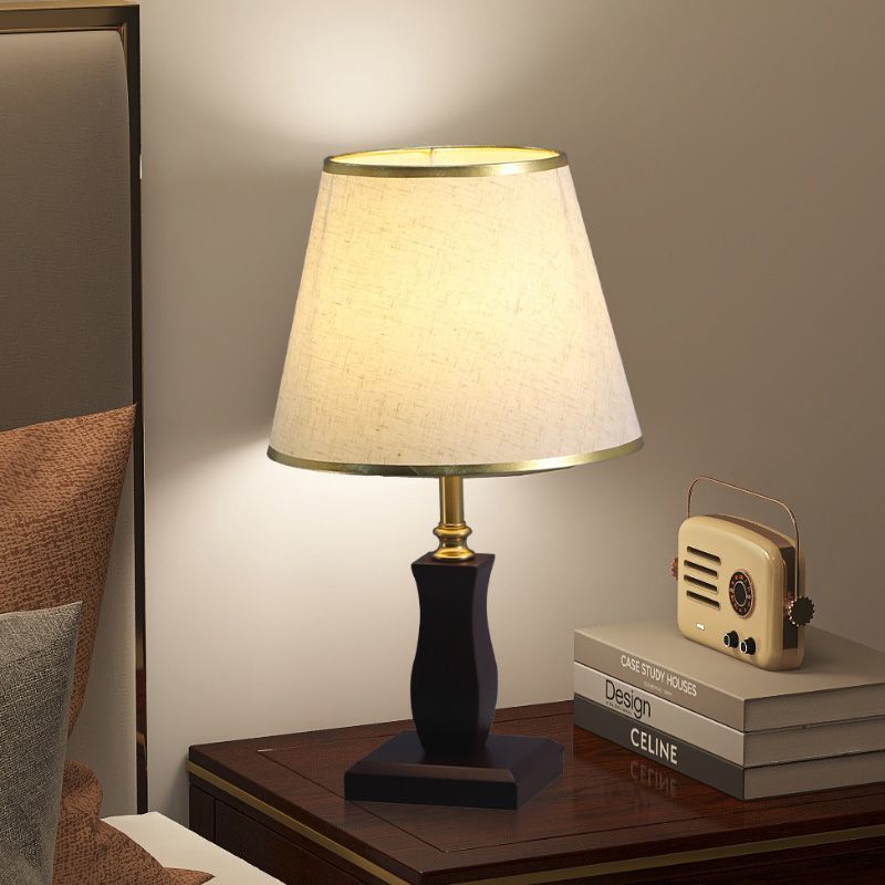 Elegant Table Lamp with Pleated Shade