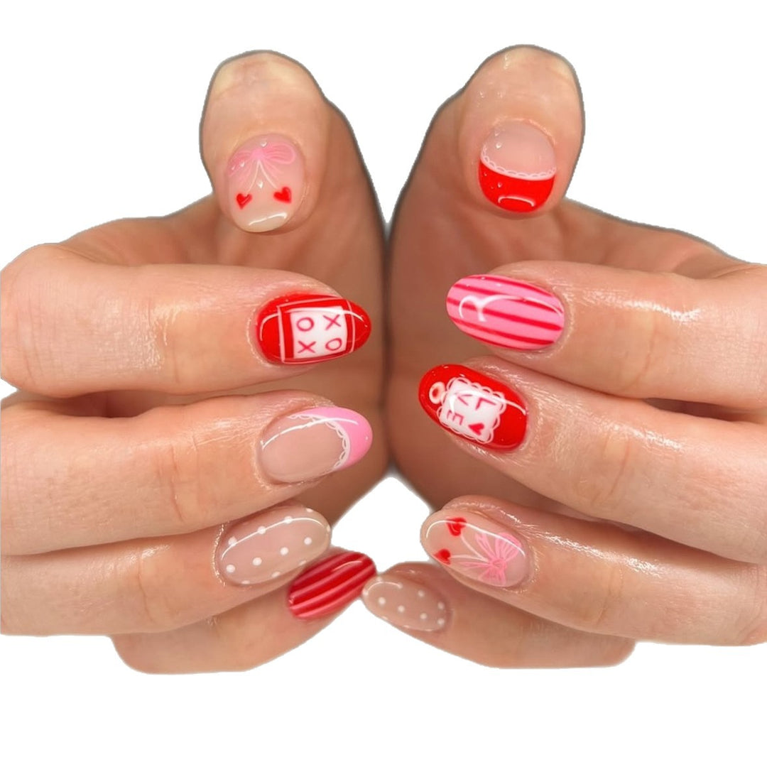 Festive Nail Art Design Bowlift