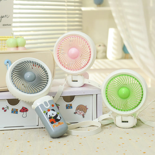Women Portable Handheld Fan with Cute Animal Design Bowlift