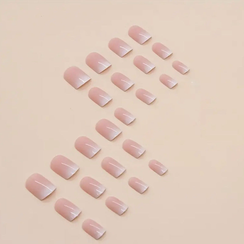 DIY Natural French Tip Press-On Nails Bowlift