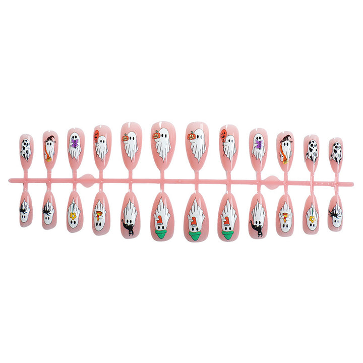 Creative Nail Art Set with Halloween-Themed Colors Bowlift