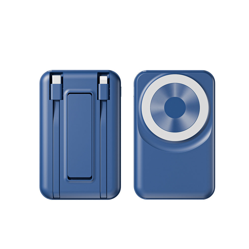 Portable power bank with multifunctional charging options and elegant design Bowlift