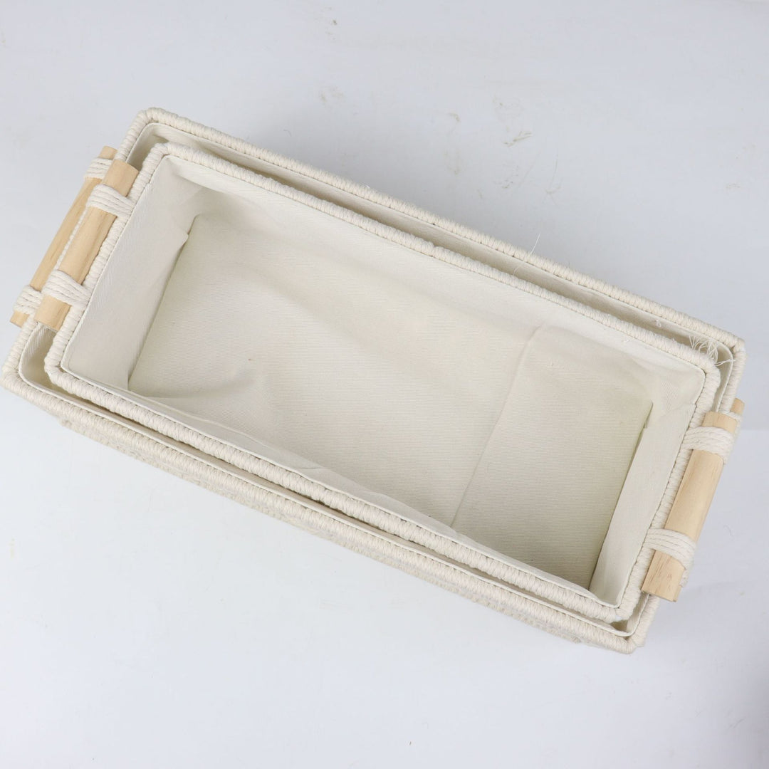 Storage basket with macrame pattern Bowlift