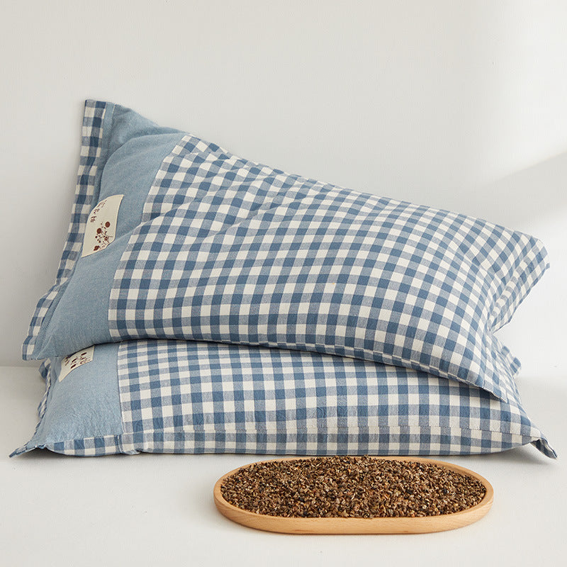 Women's cushion covers with check pattern Bowlift