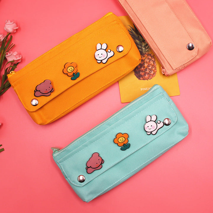 Spacious Zippered Pencil Case Bowlift