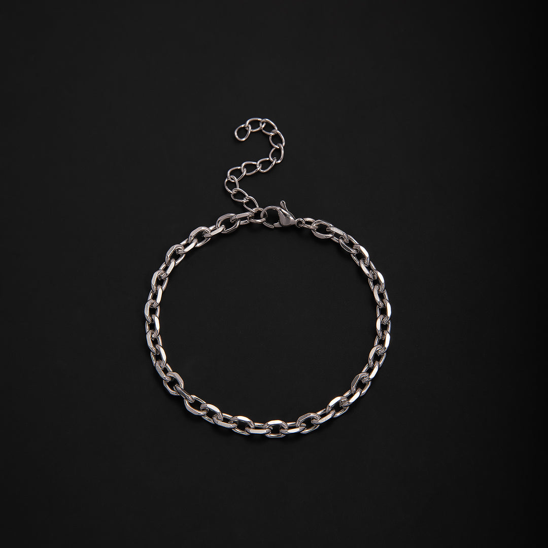 Textured Chain Link Bracelet Bowlift