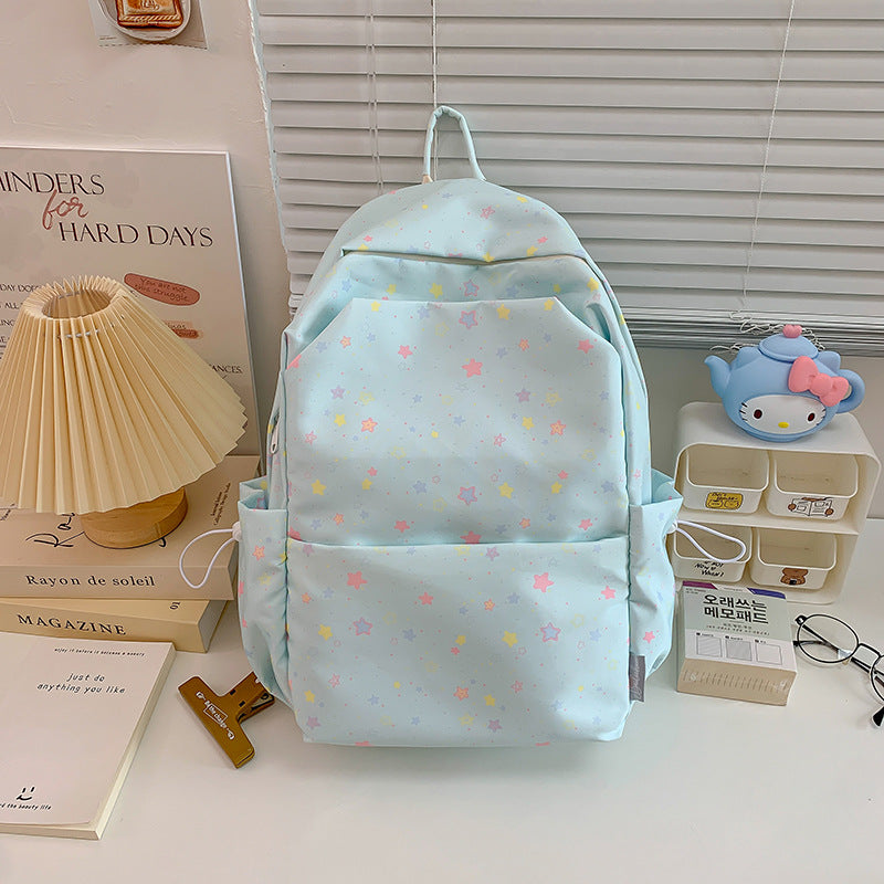 Playful Star-Patterned Backpack