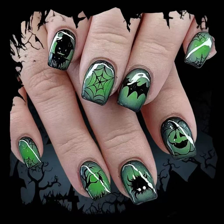 Halloween Nail Art Set with Creative 3D Designs Bowlift
