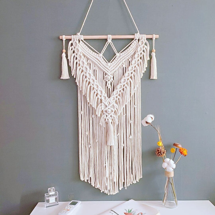 Artisan Macramé Wall Hanging Bowlift