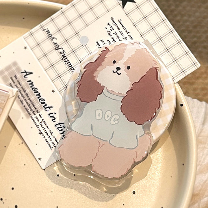 Kawaii Dog Design Sticker Bowlift