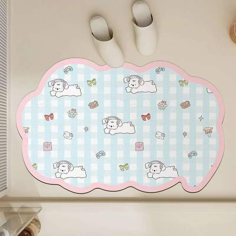 Playful Pet-Themed Area Mat