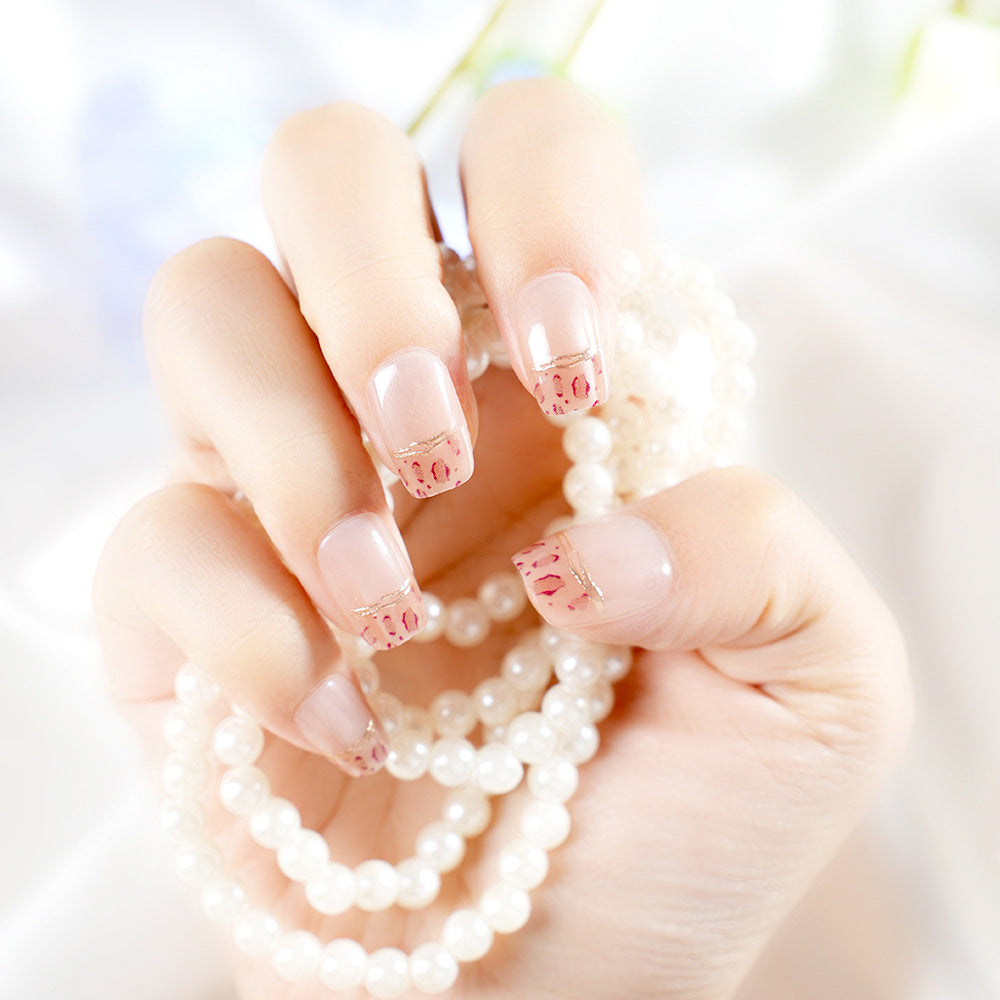 Stylish Artistic Press-On Nail Set Bowlift