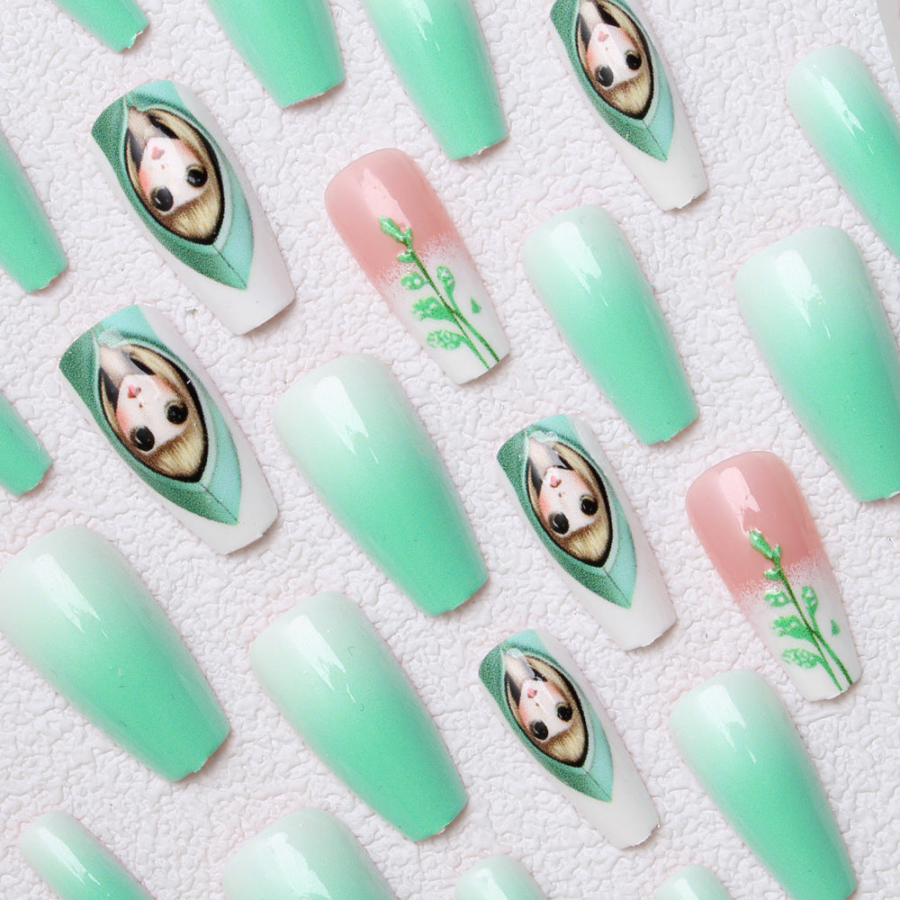 Artistic Character Design Press-On Nails Bowlift