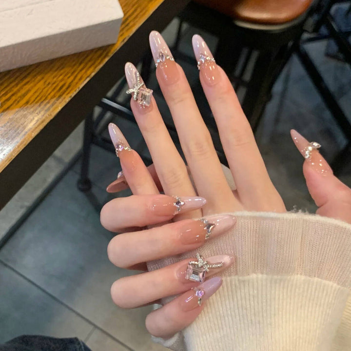 Artistic Nail Design with Decorative Elements Bowlift