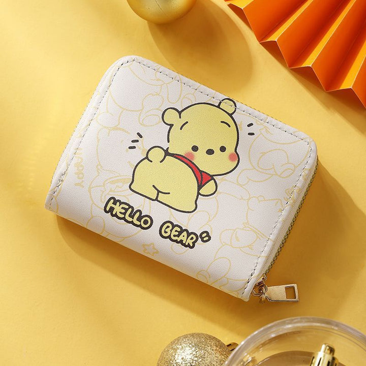Cute Cartoon-Themed Zippered Coin Purse Bowlift