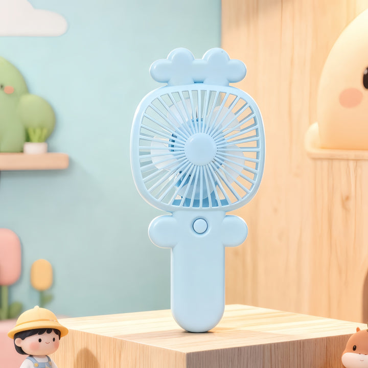 Ladies portable handheld fan in playful design Bowlift