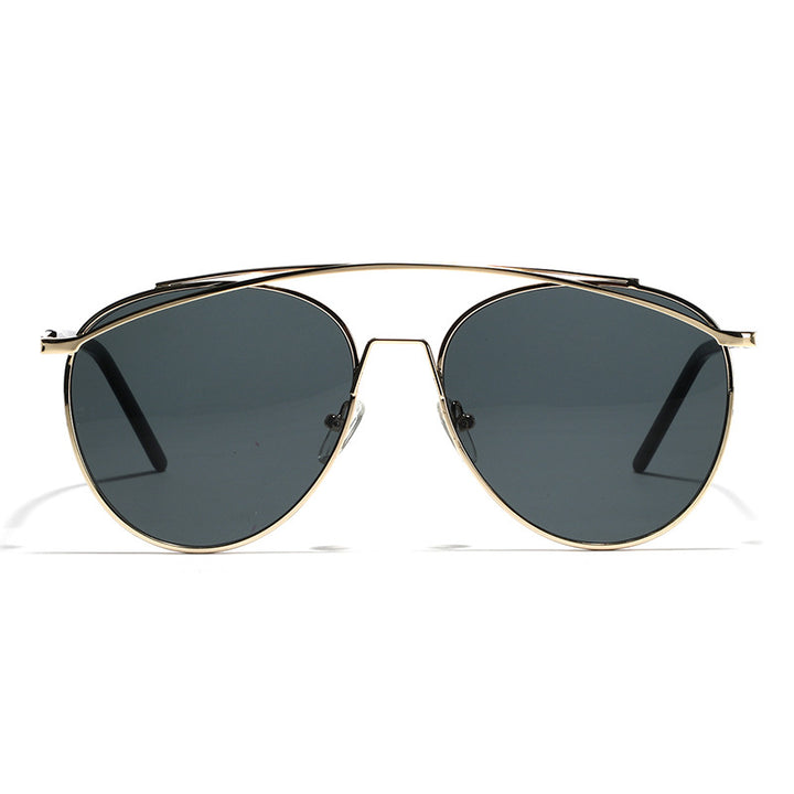 Women's Aviator Sunglasses with Elegant Metal Frame Bowlift