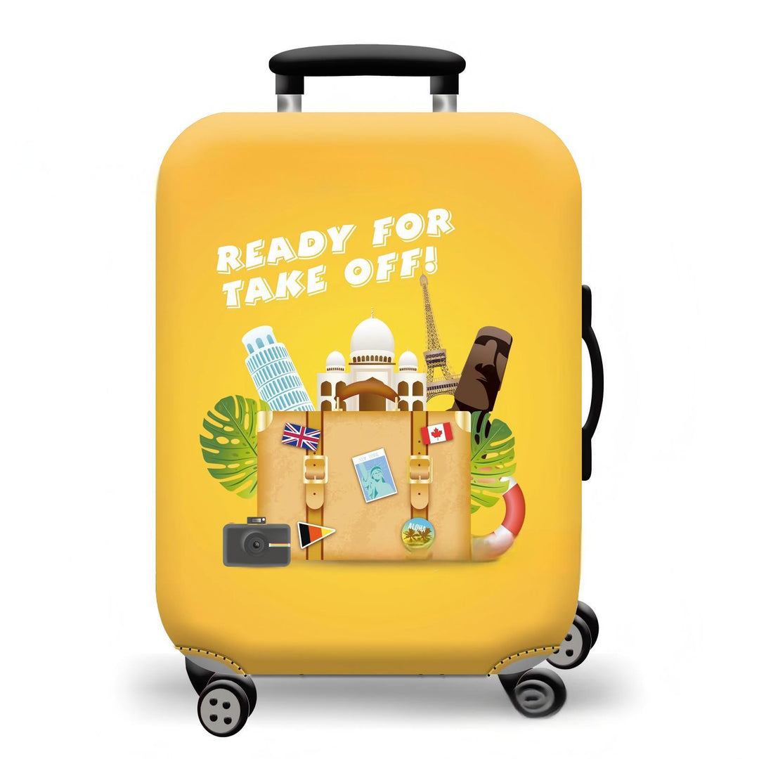 Unisex Hard-shell suitcase with stunning mountain landscape design Bowlift