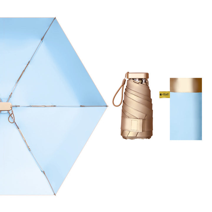 Ladies compact foldable umbrella with innovative folding mechanism Bowlift