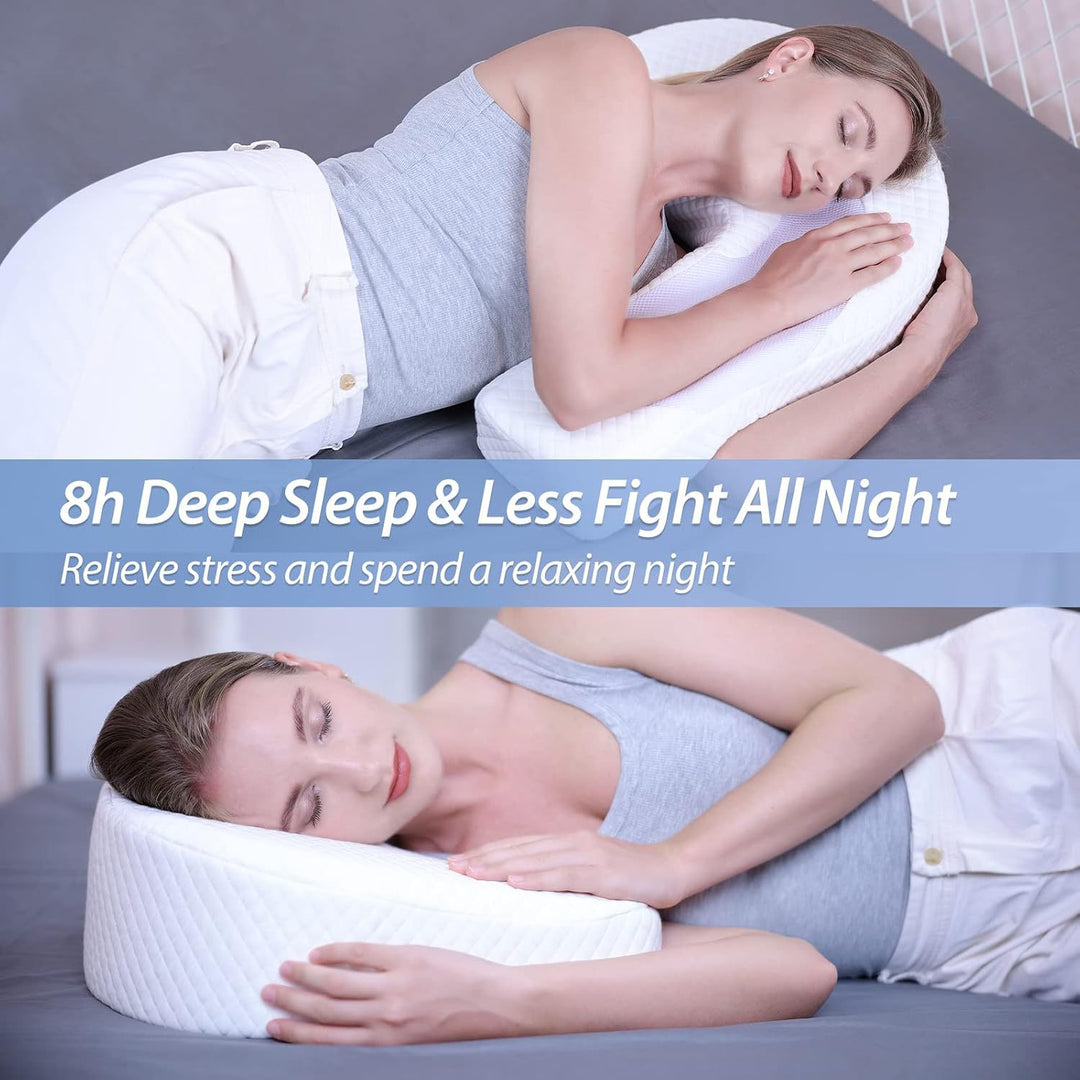 Ergonomic sleeping pillow Bowlift