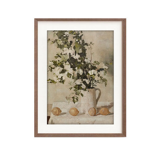 Vintage Flower Couple Wall Display
