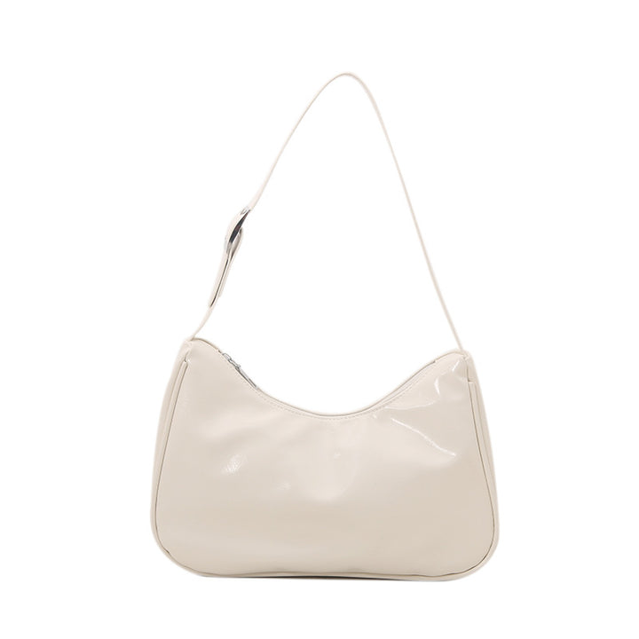 Vintage-Inspired Soft Patent Leather Handbag Bowlift